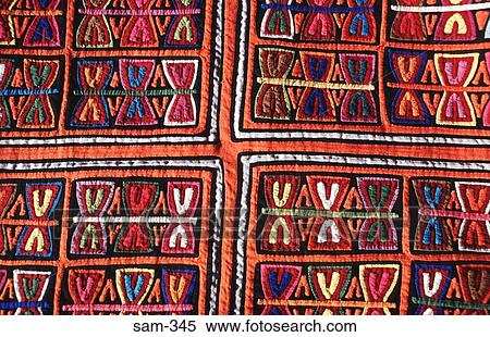 Traditional Indian Coloured Cape (Mola) Colombia View Large Photo Image Stock Photography - Traditional Indian Coloured Cape (Mola) Colombia. Fotosearch