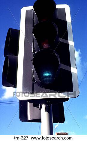 Traffic Light Showing Green View Large Photo Image Stock Photo - Traffic Light Showing Green. Fotosearch