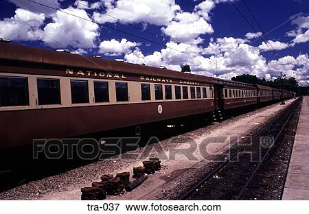 Stock Photo - Train in Station Zimbabwe. Fotosearch