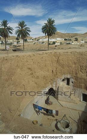 Troglodyte House Matmata Tunisia View Large Photo Image Stock Photo - Troglodyte House Matmata Tunisia. Fotosearch