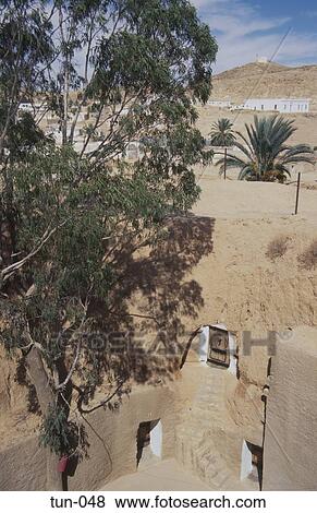 Troglodyte House Matmata Tunisia View Large Photo Image Stock Photo - Troglodyte House Matmata Tunisia. Fotosearch