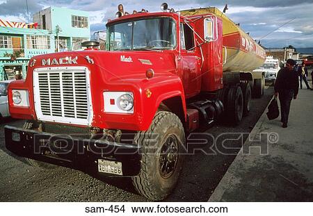 Truck Carrying Oil Pan-American Highway Ecuador View Large Photo Image Picture - Truck Carrying Oil Pan-American Highway Ecuador. Fotosearch