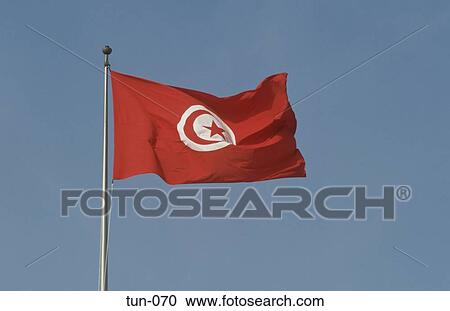 Tunisian Flag View Large Photo Image Stock Image - Tunisian Flag. Fotosearch