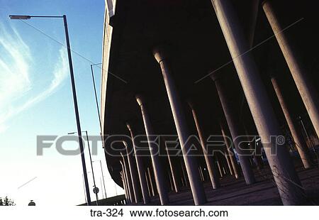 Underneath Motorway Flyover Bend UK View Large Photo Image Picture - Underneath Motorway Flyover Bend UK. Fotosearch
