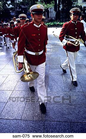 Uniformed Band with Instruments Caracas Venezuela View Large Photo Image Stock Photography - Uniformed Band with Instruments Caracas Venezuela. Fotosearch
