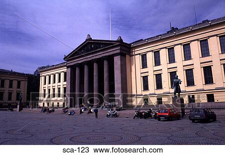 University Building Oslo Norway View Large Photo Image Stock Image - University Building Oslo Norway. Fotosearch