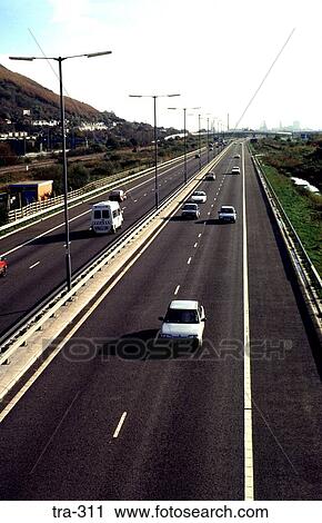 View Down M4 Motorway Wales UK View Large Photo Image Stock Image - View Down M4 Motorway Wales UK. Fotosearch