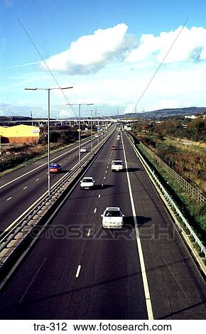 View Down M4 Motorway Wales UK View Large Photo Image Stock Image - View Down M4 Motorway Wales UK. Fotosearch
