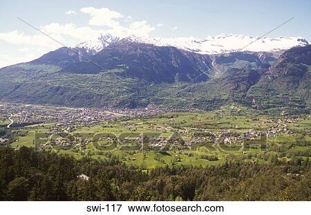 View of Brig Switzerland View Large Photo Image Stock Photo - View of Brig Switzerland. Fotosearch