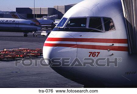 Stock Photograph - View of Nose Section of Plane. Fotosearch