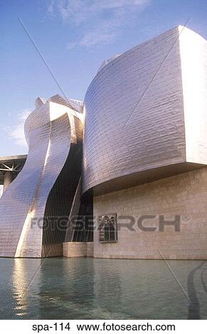 View of the Guggenheim Museum Bilbao Spain View Large Photo Image Picture - View of the Guggenheim Museum Bilbao Spain. Fotosearch