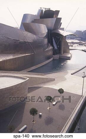 View of the Guggenheim Museum Bilbao Spain View Large Photo Image Stock Image - View of the Guggenheim Museum Bilbao Spain. Fotosearch