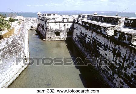 Water Filled Moat in San Fernando Fort Colombia View Large Photo Image Stock Image - Water Filled Moat in San Fernando Fort Colombia. Fotosearch