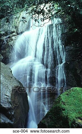 Waterfall Merida Venezuela View Large Photo Image Picture - Waterfall Merida Venezuela. Fotosearch