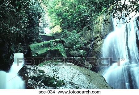 Waterfalls Merida Venezuela View Large Photo Image Picture - Waterfalls Merida Venezuela. Fotosearch