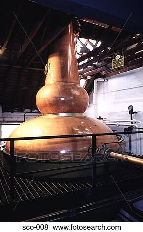 Whisky Still at a Distillery in Scotland View Large Photo Image Stock Photo - Whisky Still at a Distillery in Scotland. Fotosearch