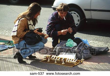 Woman Buying From Street Stall Argentina View Large Photo Image Stock Photo - Woman Buying From Street Stall Argentina. Fotosearch
