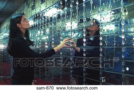 Woman Using Safety Deposit Box Montevideo Uruguay View Large Photo Image Stock Image - Woman Using Safety Deposit Box Montevideo Uruguay. Fotosearch