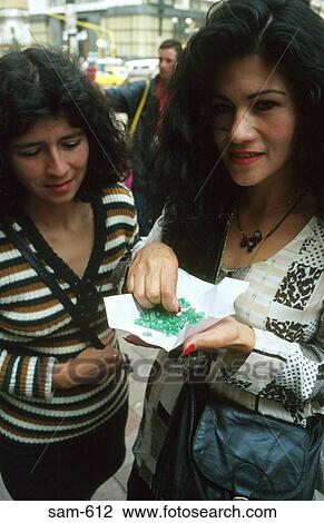 Women Selling Uncut Emeralds Bogota Colombia View Large Photo Image Stock Image - Women Selling Uncut Emeralds Bogota Colombia. Fotosearch