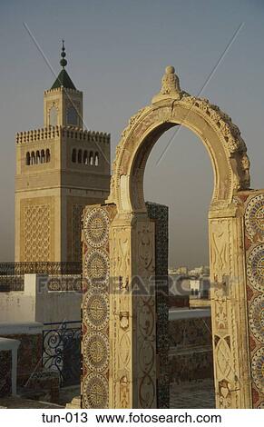 Zitouna Mosque Media Tunis Tunisia View Large Photo Image Stock Image - Zitouna Mosque Media Tunis Tunisia. Fotosearch