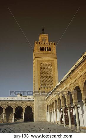 Zitouna Mosque Media Tunis Tunisia View Large Photo Image Stock Image - Zitouna Mosque Media Tunis Tunisia. Fotosearch