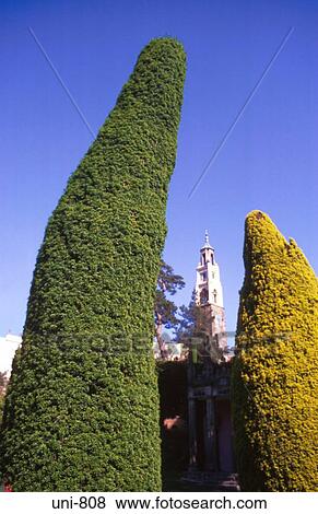 Abstract View of Trees and Campanile Portmeirion Wales UK View Large Photo Image Stock Photo - Abstract View of Trees and Campanile Portmeirion Wales UK. Fotosearch