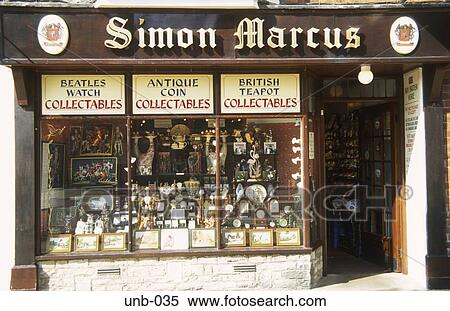 Stock Photography - Antique Shop Stratford upon Avon Warwickshire UK. Fotosearch