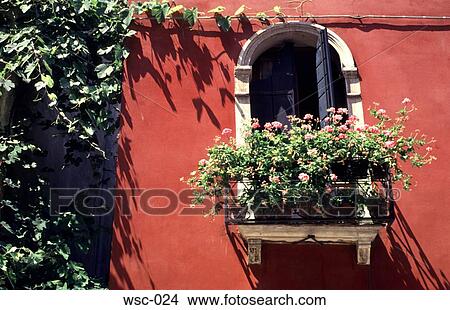 Arched Window and Window Box Venice Italy View Large Photo Image Picture - Arched Window and Window Box Venice Italy. Fotosearch