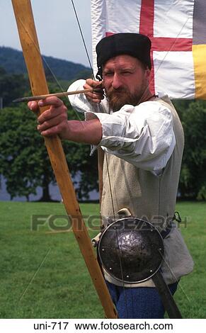 Archer in Medieval Costume UK View Large Photo Image Stock Photo - Archer in Medieval Costume UK. Fotosearch