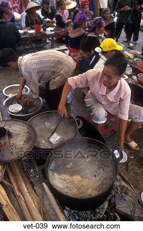 Bac Ha Market Vietnam Asia View Large Photo Image Stock Photo - Bac Ha Market Vietnam Asia. Fotosearch