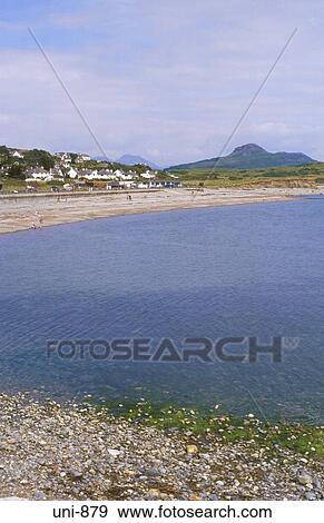 Bay at Cricceth Wales UK View Large Photo Image Stock Photo - Bay at Cricceth Wales UK. Fotosearch