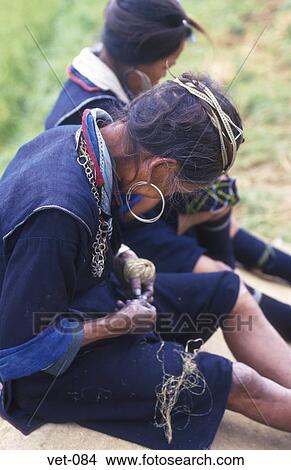Black H'mong Women Vietnam View Large Photo Image Picture - Black H'mong Women Vietnam. Fotosearch