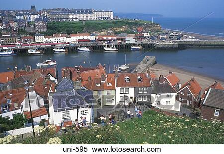 Boats on Quayside Whitby UK View Large Photo Image Stock Photography - Boats on Quayside Whitby UK. Fotosearch