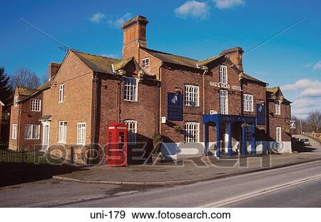 Brick Pub Newtown Wales UK View Large Photo Image Stock Photo - Brick Pub Newtown Wales UK. Fotosearch