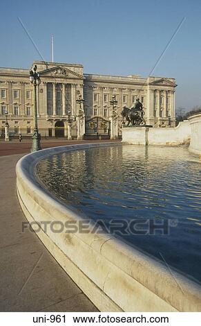 Stock Image - Buckingham Palace London UK. Fotosearch