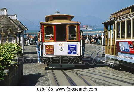 Stock Photography - Cable Car Terminal San Francisco California USA. Fotosearch