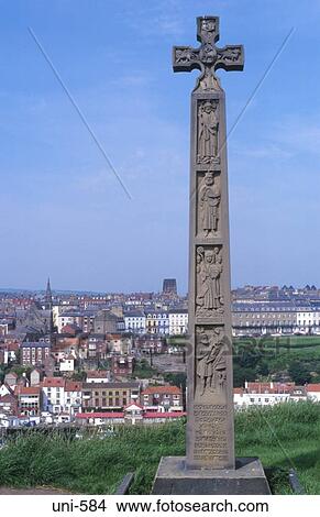 Carved Stone Cross UK View Large Photo Image Picture - Carved Stone Cross UK. Fotosearch