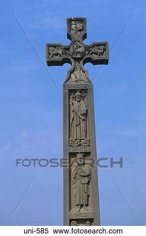 Carved Stone Cross UK View Large Photo Image Stock Photography - Carved Stone Cross UK. Fotosearch
