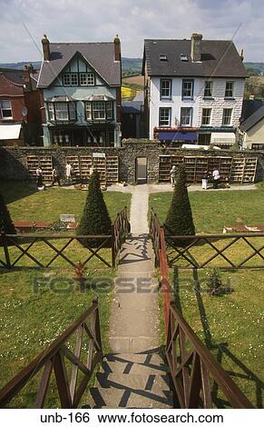 Castle Grounds Hay on Wye Wales UK View Large Photo Image Stock Photograph - Castle Grounds Hay on Wye Wales UK. Fotosearch