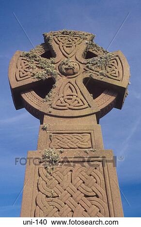 Celtic Stone Cross Wales UK View Large Photo Image Stock Image - Celtic Stone Cross Wales UK. Fotosearch