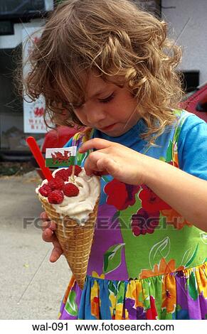 Child with Ice Cream Cone and Decorative Welsh Flag View Large Photo Image Stock Image - Child with Ice Cream Cone and Decorative Welsh Flag. Fotosearch