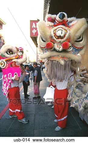 Chinese Dragon Dancers Chinatown San Francisco USA View Large Photo Image Picture - Chinese Dragon Dancers Chinatown San Francisco USA. Fotosearch