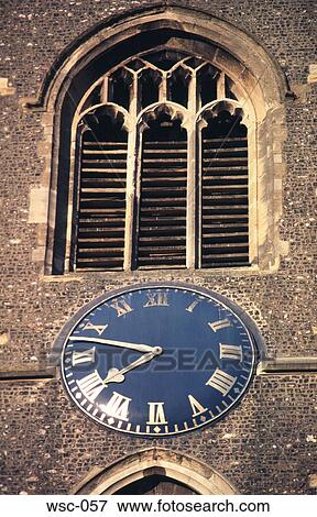 Church Window and Clock Henley-on-Thames UK View Large Photo Image Stock Photo - Church Window and Clock Henley-on-Thames UK. Fotosearch