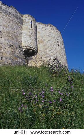 Stock Image - Cliffords Tower York UK. Fotosearch