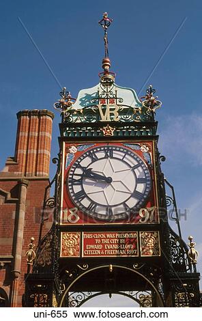 Clock Face and Inscription Chester UK View Large Photo Image Stock Photography - Clock Face and Inscription Chester UK. Fotosearch