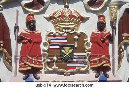 Coat of Arms at Iolani Palace Honolulu Oahu Hawaii USA View Large Photo Image Picture - Coat of Arms at Iolani Palace Honolulu Oahu Hawaii USA. Fotosearch