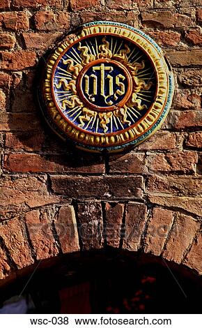 Colourful Plaque above Archway Siena View Large Photo Image Stock Photo - Colourful Plaque above Archway Siena. Fotosearch