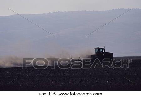 Combine Harvester at Work Oregon USA View Large Photo Image Stock Photograph - Combine Harvester at Work Oregon USA. Fotosearch