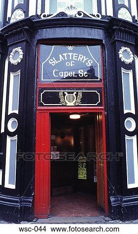 Corner Door Bar Dublin View Large Photo Image Picture - Corner Door Bar Dublin. Fotosearch