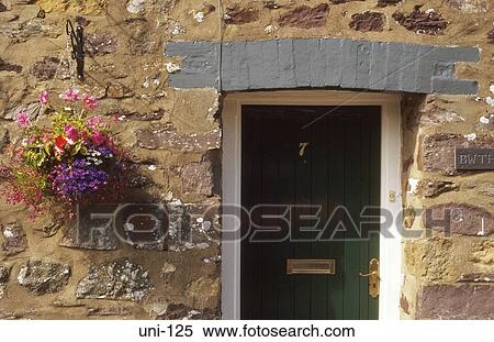 Cottage Doorway Pembrokeshire Wales UK View Large Photo Image Stock Photography - Cottage Doorway Pembrokeshire Wales UK. Fotosearch